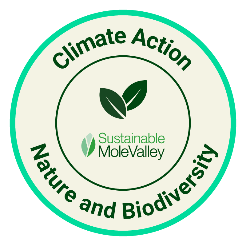 Badge labelled 'Climate Action' and 'Nature and Biodiversity'.